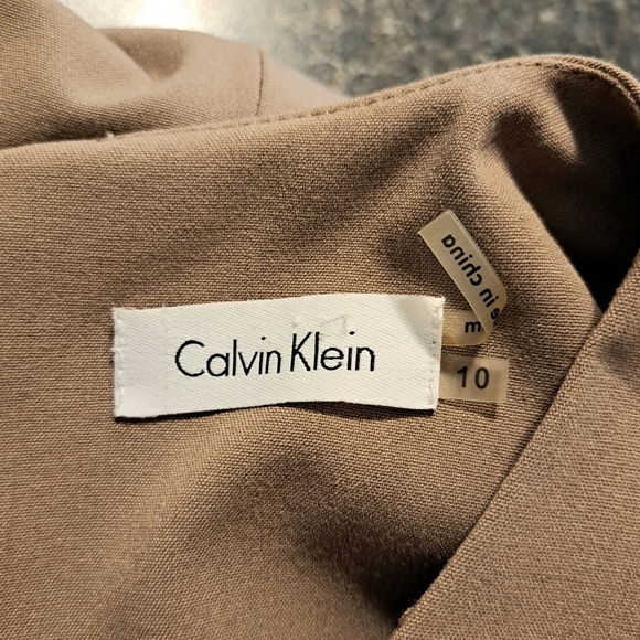 Calvin Klein Brown Belted Shift Dress - Picture 5 of 5